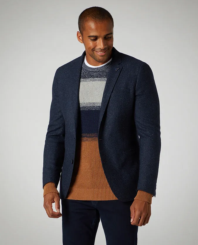 Slim Fit Wool Blend Jacket