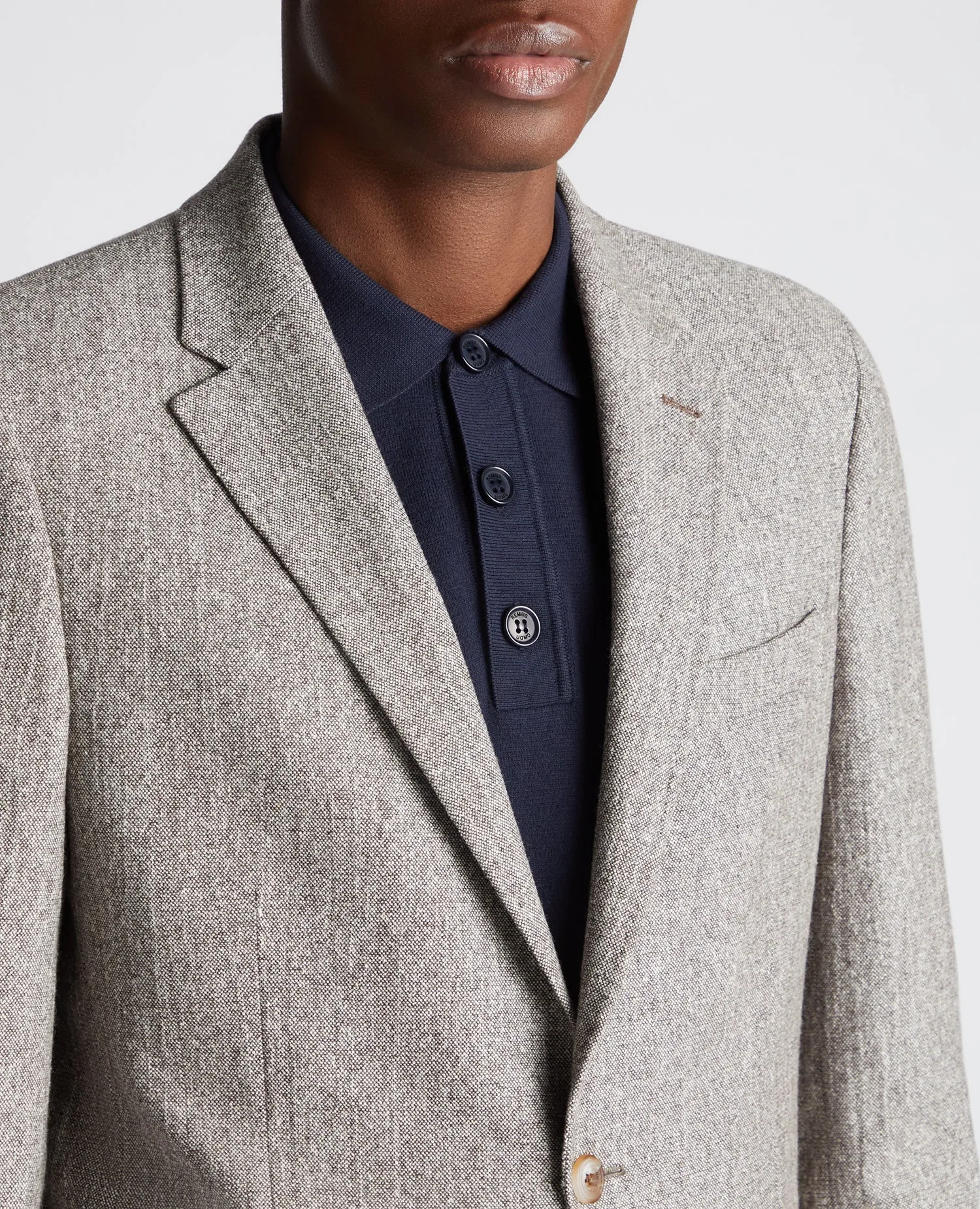 Slim Fit Wool Blend Jacket