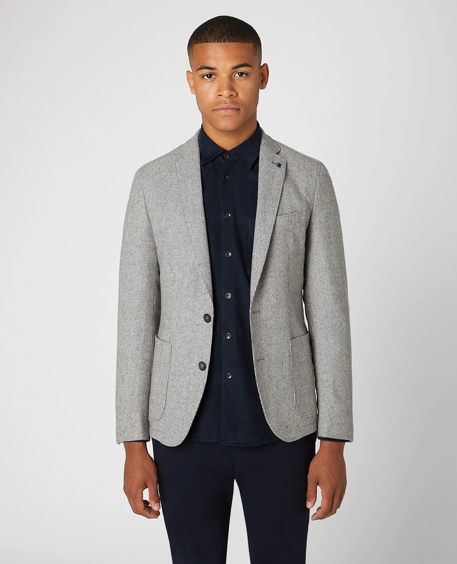 Slim Fit Wool Blend Jacket