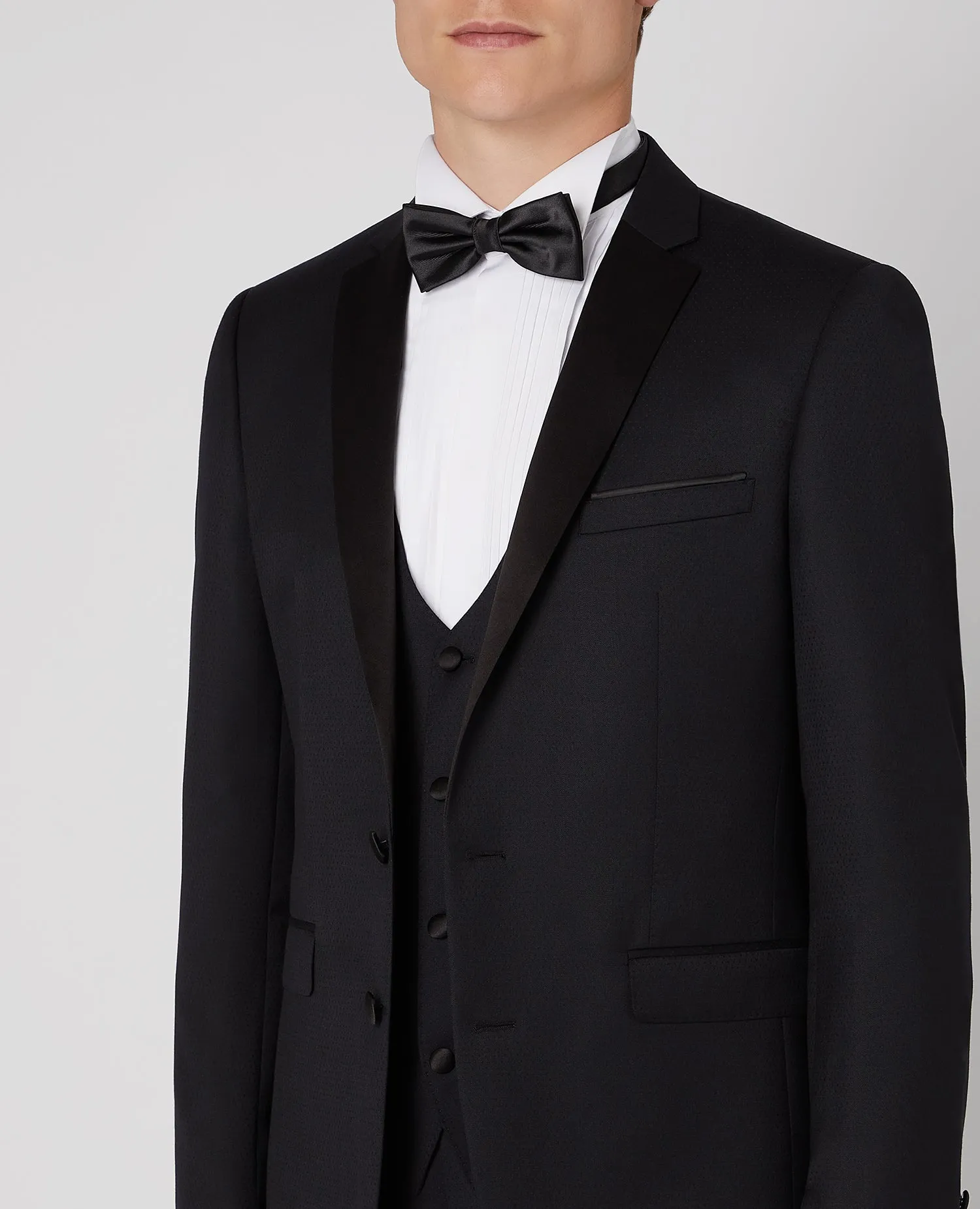 Slim Fit Wool-Rich Mix and Match Dinner Suit Jacket