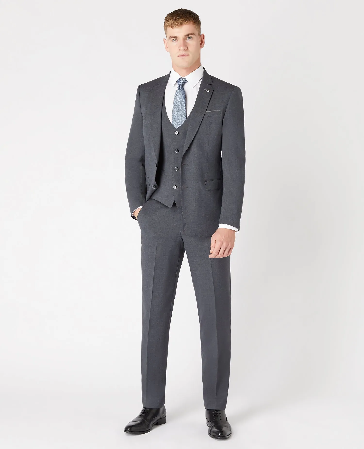 Slim Fit Wool-Rich Mix and Match Suit Jacket