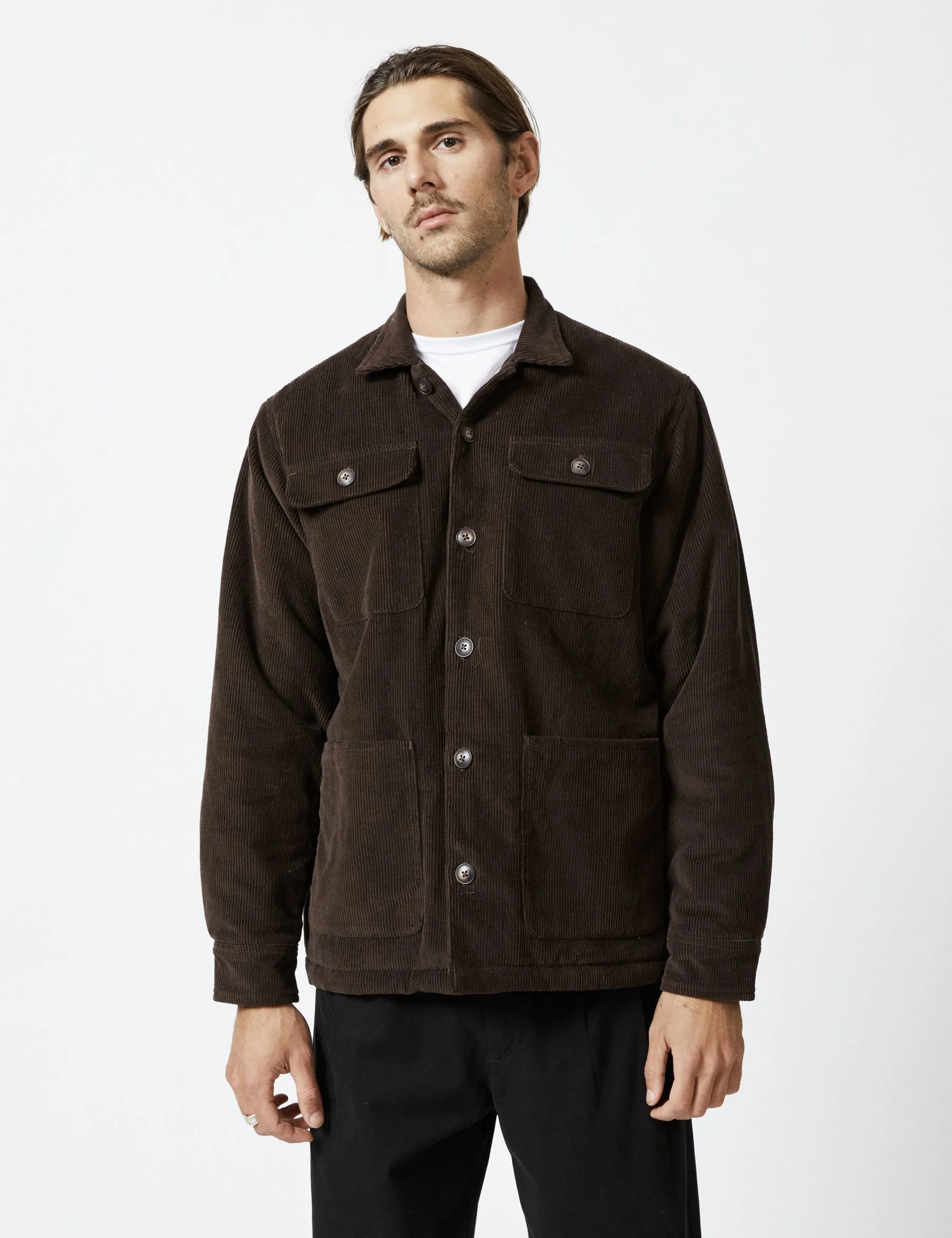 Stockyard Sherpa Jacket - Cocoa