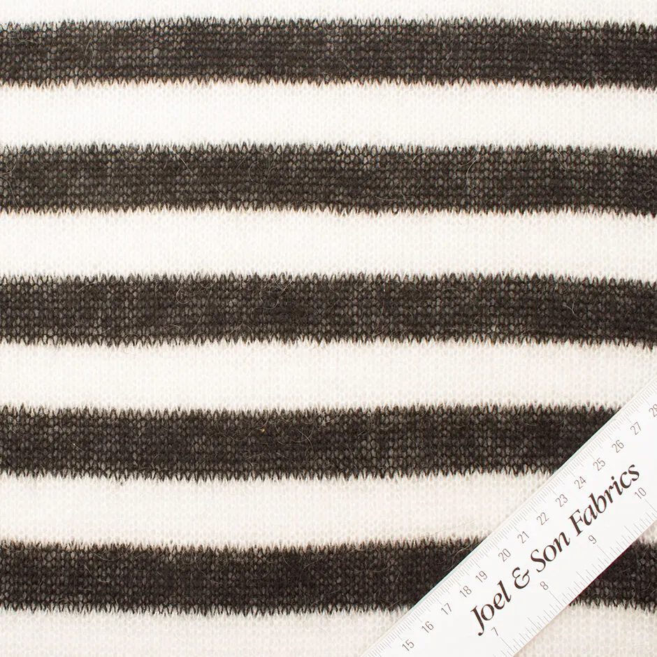 Striped Mohair Wool Knit