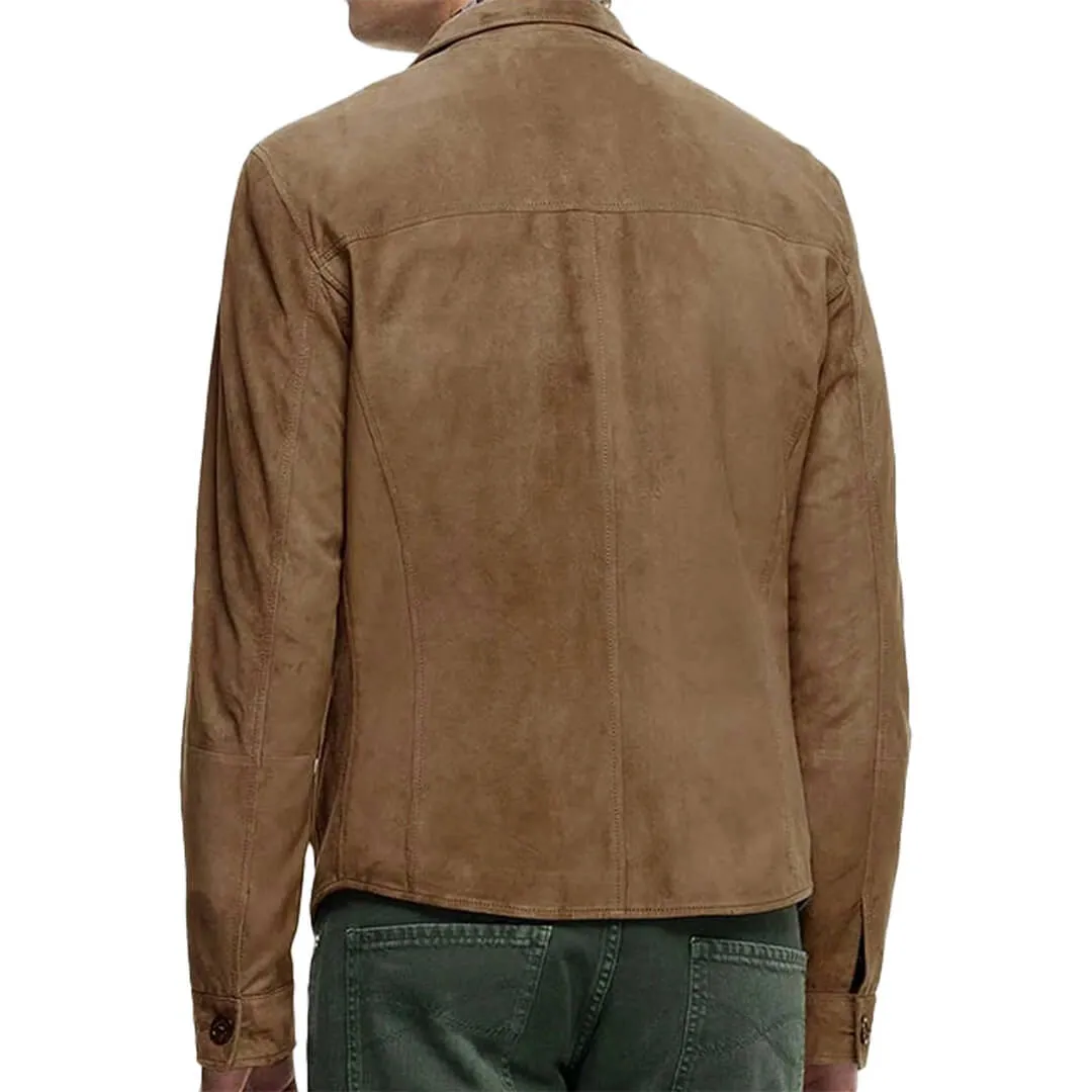 Suede Leather Shirt