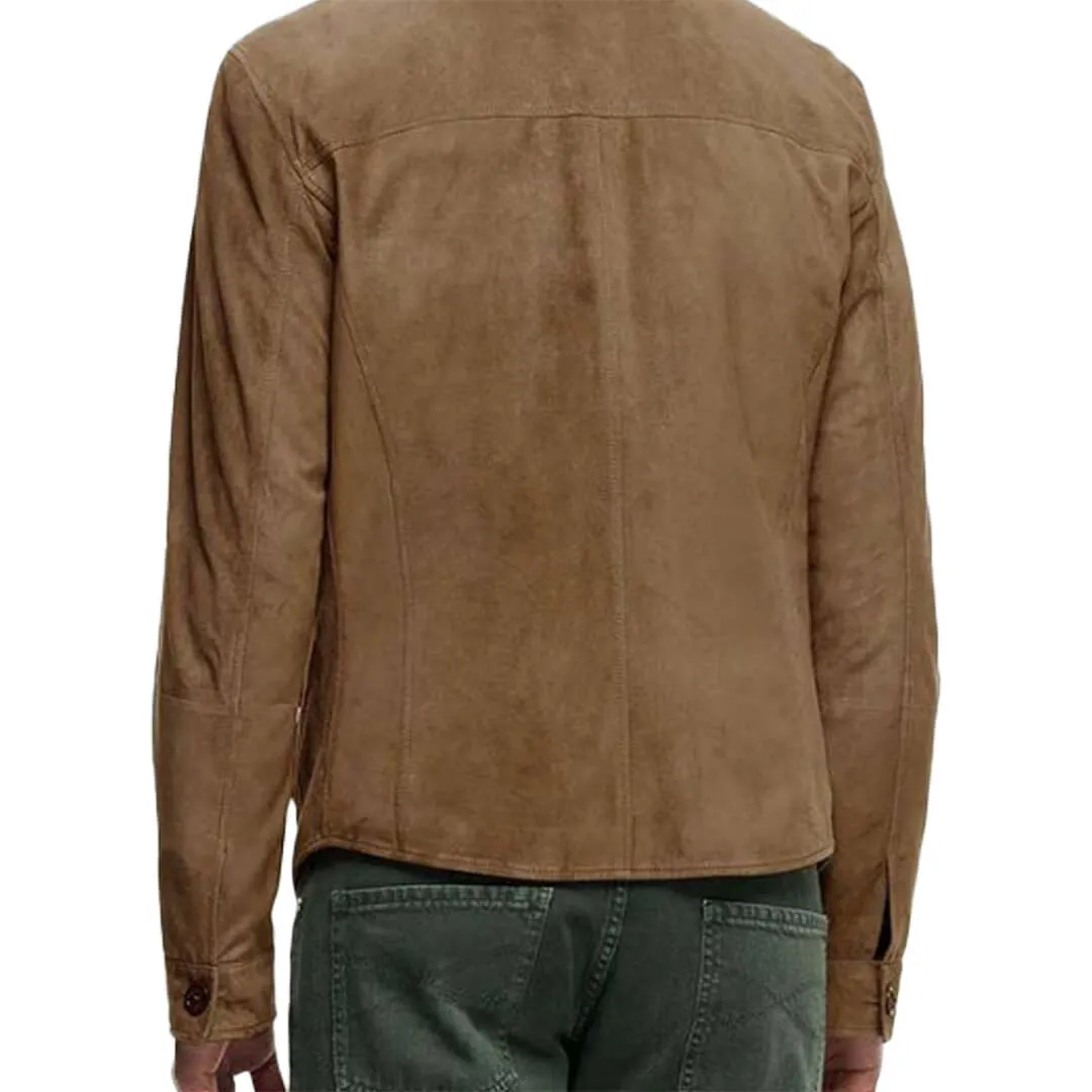 Suede Leather Shirt