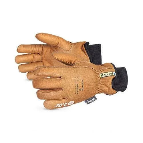 Superior Glove 378GOBDTK Endura Deluxe Winter Goat-Grain Driver with WaterStop/Oilbloc and Double Weight Thinsulate Liner