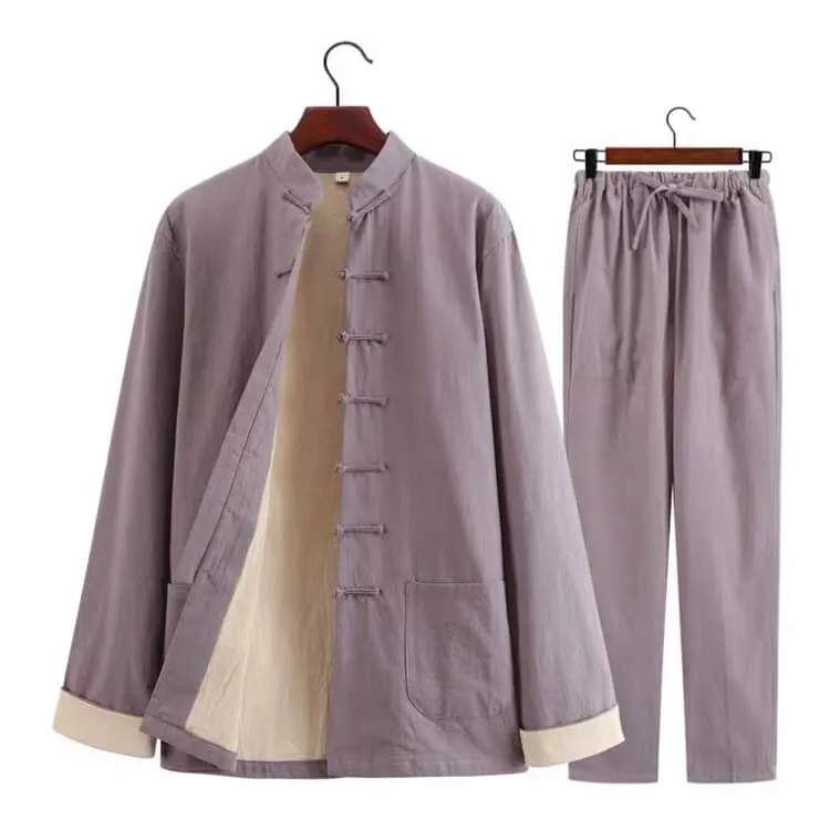 Tang Suit(2&3 Pieces) with Lined Jacket