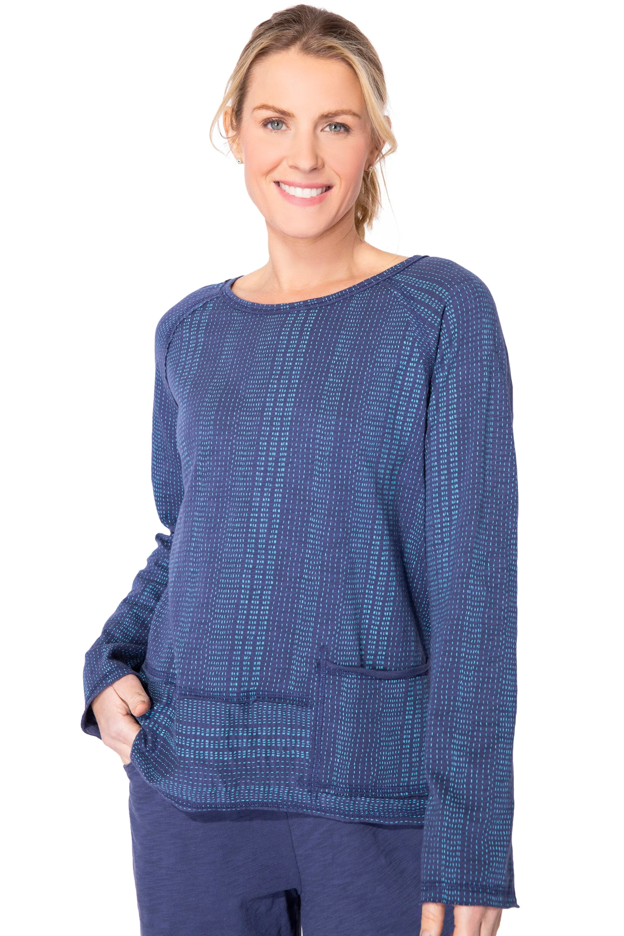 Telluride Stripe Pocket Pullover