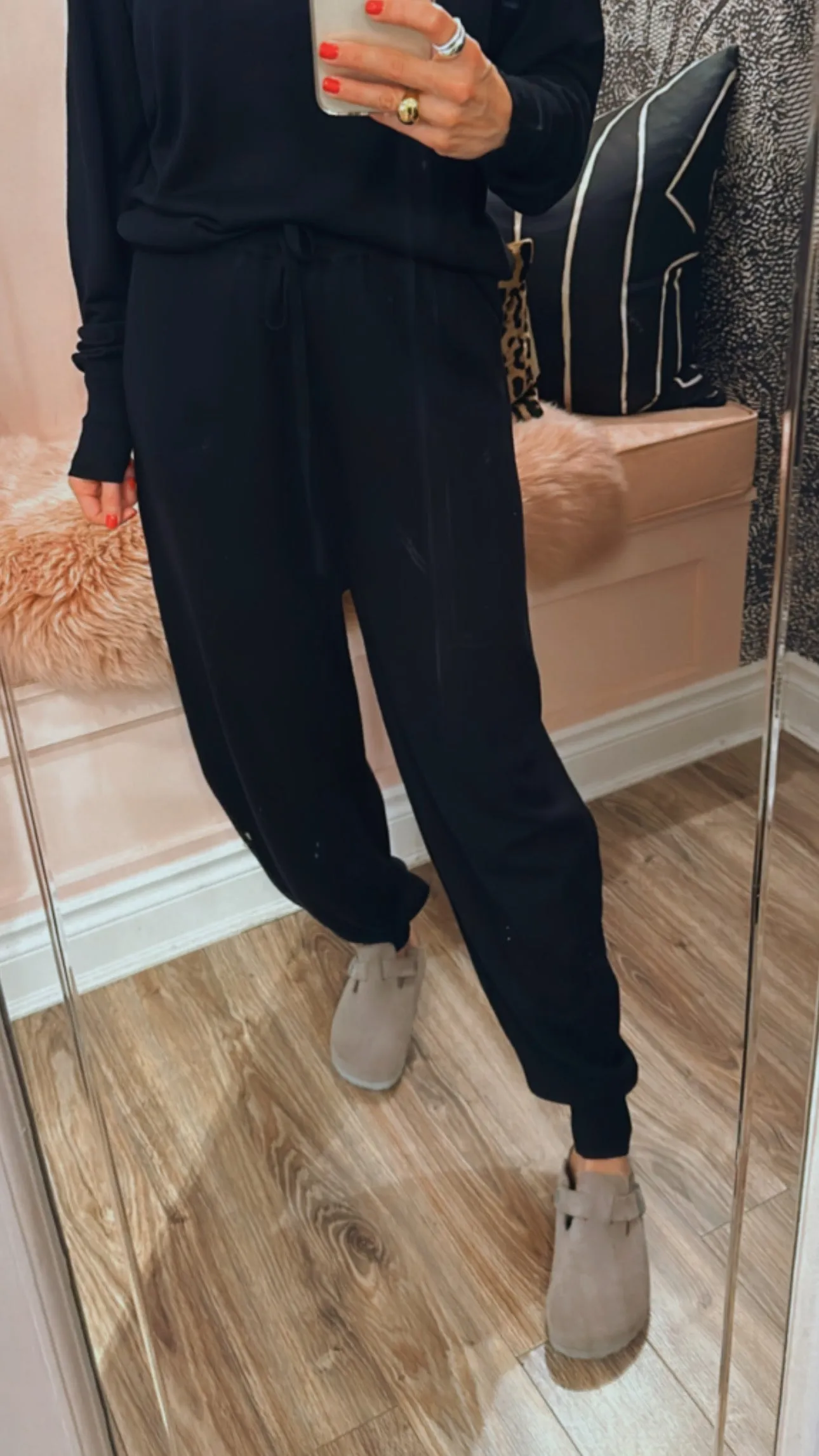 'Tevana' High Waisted Jogger Trousers