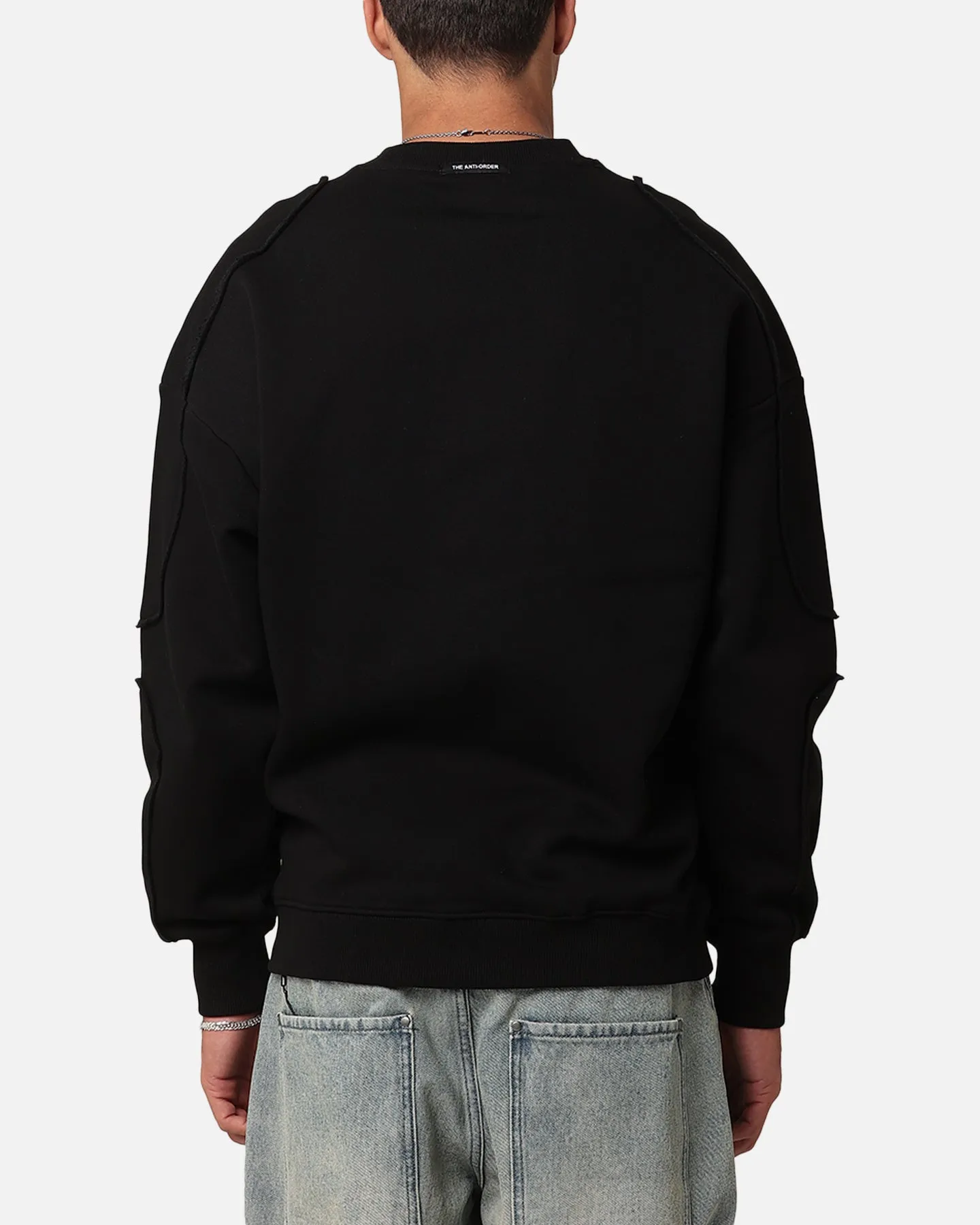 The Anti Order Metal Crewneck Black