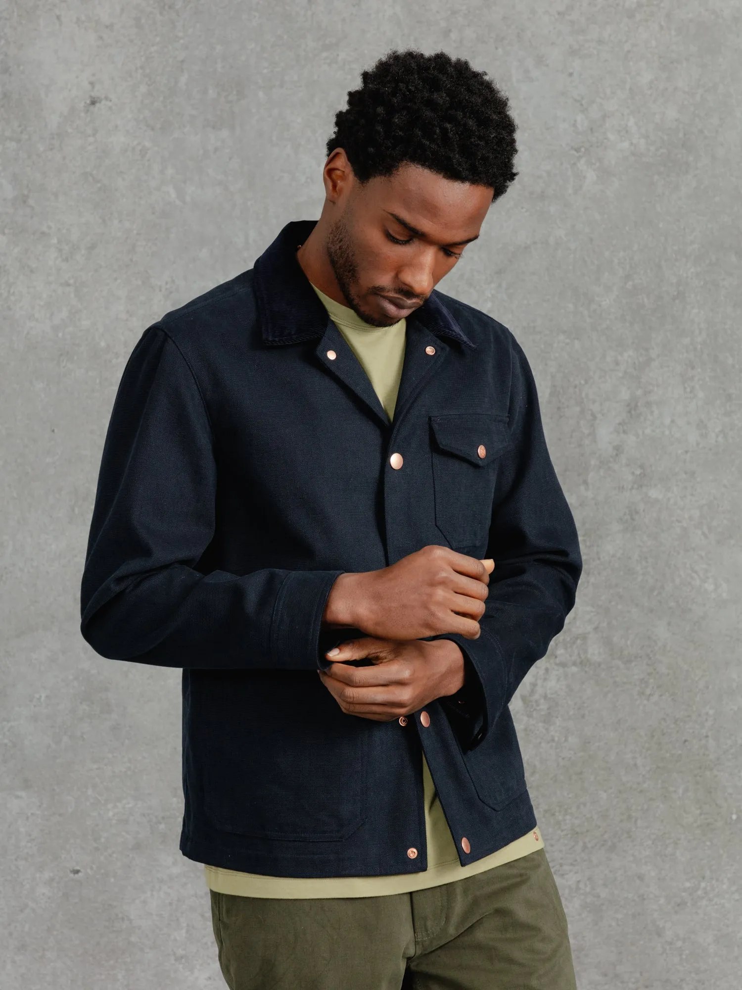 The Panama Coach Jacket - Ink