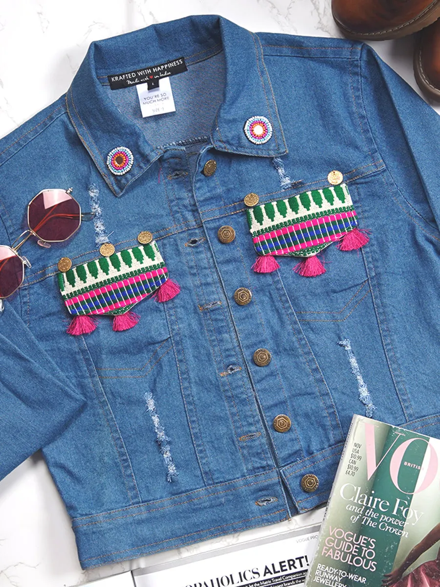 Too Sassy For You Sasswati Denim Jacket (Full Sleeves)