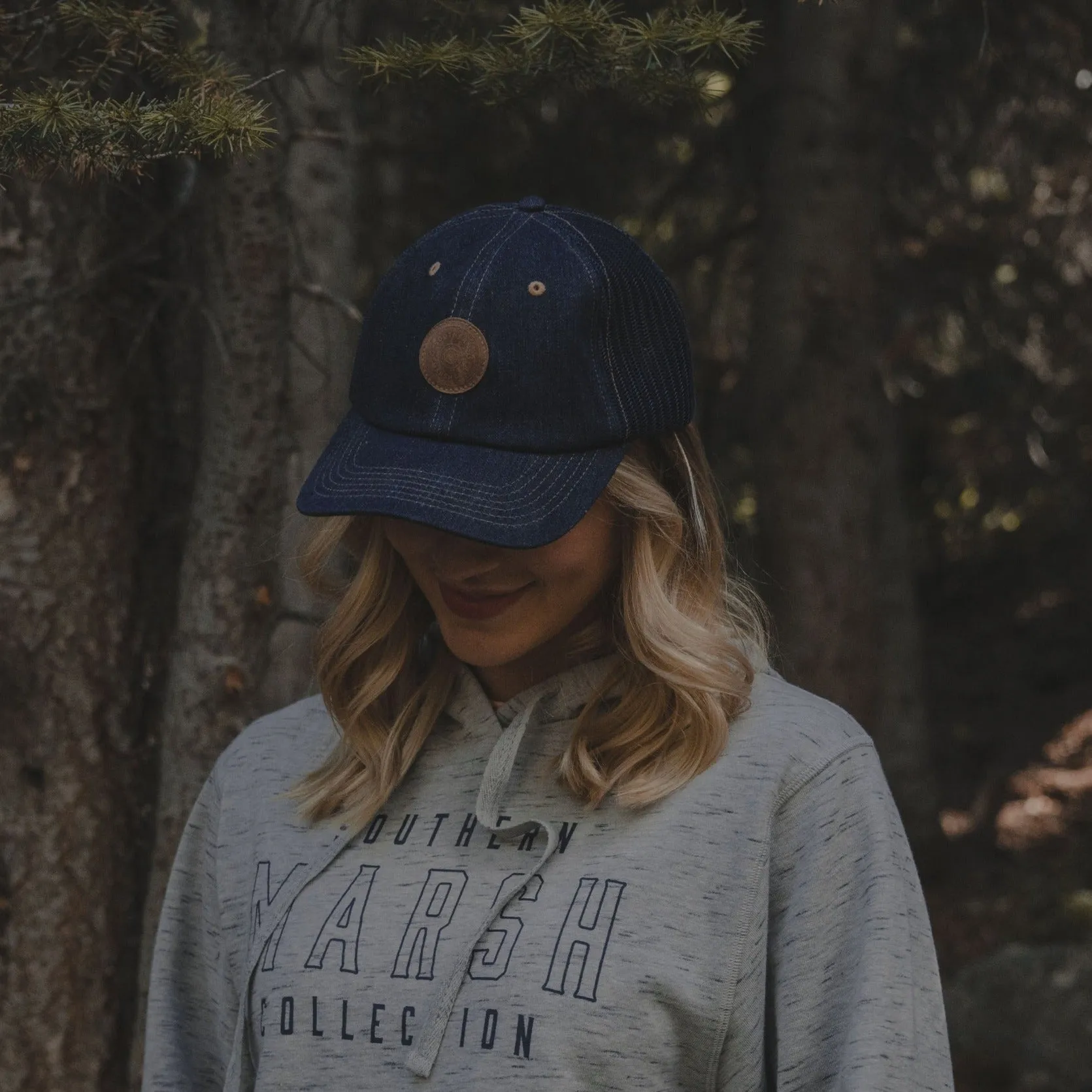 Trucker Hat - Washed Denim