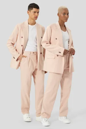 Valle Oversized Pink Cotton Suit - ARCHIVE