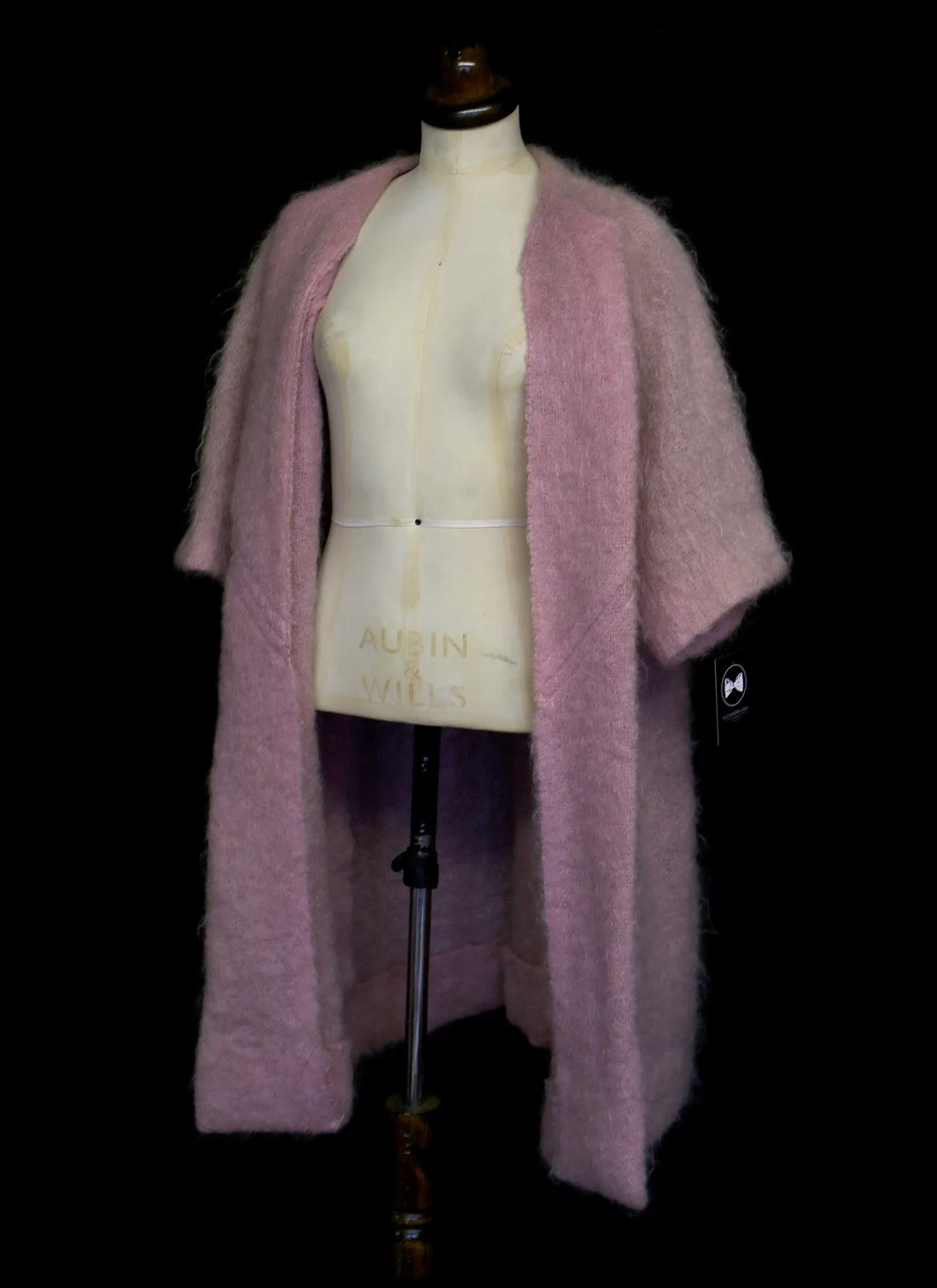 Vintage 1950s Pink Mohair Coat