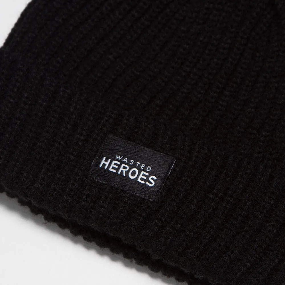 Wasted Heroes - Trawler Beanie - Black