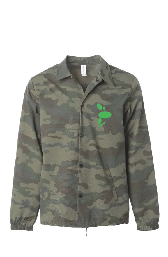 Water Resistant Windbreaker  Jacket Camo