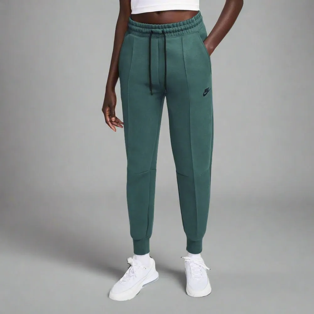 Womens Sportswear Tech Fleece Mid-Rise Joggers - Deep Jungle